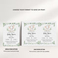 Load image into Gallery viewer, Elephant Baby Shower Invite & Games