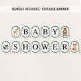 Load image into Gallery viewer, Complete Woodland Animals Baby Shower Bundle