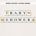Load image into Gallery viewer, Complete Girl Sloth Baby Shower Bundle
