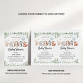 Load image into Gallery viewer, Baby Animals Baby Shower Invite & Games