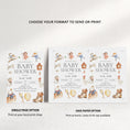 Load image into Gallery viewer, Nursery Rhyme Baby Shower Invite & Games