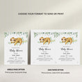Load image into Gallery viewer, Sloth Baby Shower Invite & Games