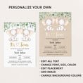 Load image into Gallery viewer, Twin Elephants Baby Shower Invite & Games Bundle