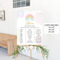 Load image into Gallery viewer, Rainbow Baby Milestone Board