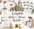 Load image into Gallery viewer, Complete Woodland Animals Baby Shower Bundle