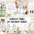 Load image into Gallery viewer, Twin Elephants 1st Birthday Bundle
