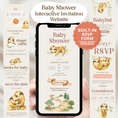 Load image into Gallery viewer, Sloth Baby Shower Invitation Website
