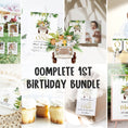 Load image into Gallery viewer, Safari Animals 1st Birthday Bundle
