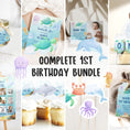 Load image into Gallery viewer, Under the Sea 1st Birthday Bundle
