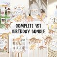 Load image into Gallery viewer, Prehistoric Dinosaur 1st Birthday Bundle
