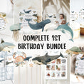 Load image into Gallery viewer, Sea Animals 1st Birthday Bundle
