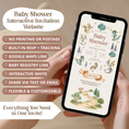 Load image into Gallery viewer, Dragon Baby Shower Invitation Website
