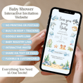 Load image into Gallery viewer, Sea You Soon Baby Shower Invitation Website
