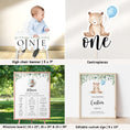 Load image into Gallery viewer, Teddy Bear 1st Birthday Bundle
