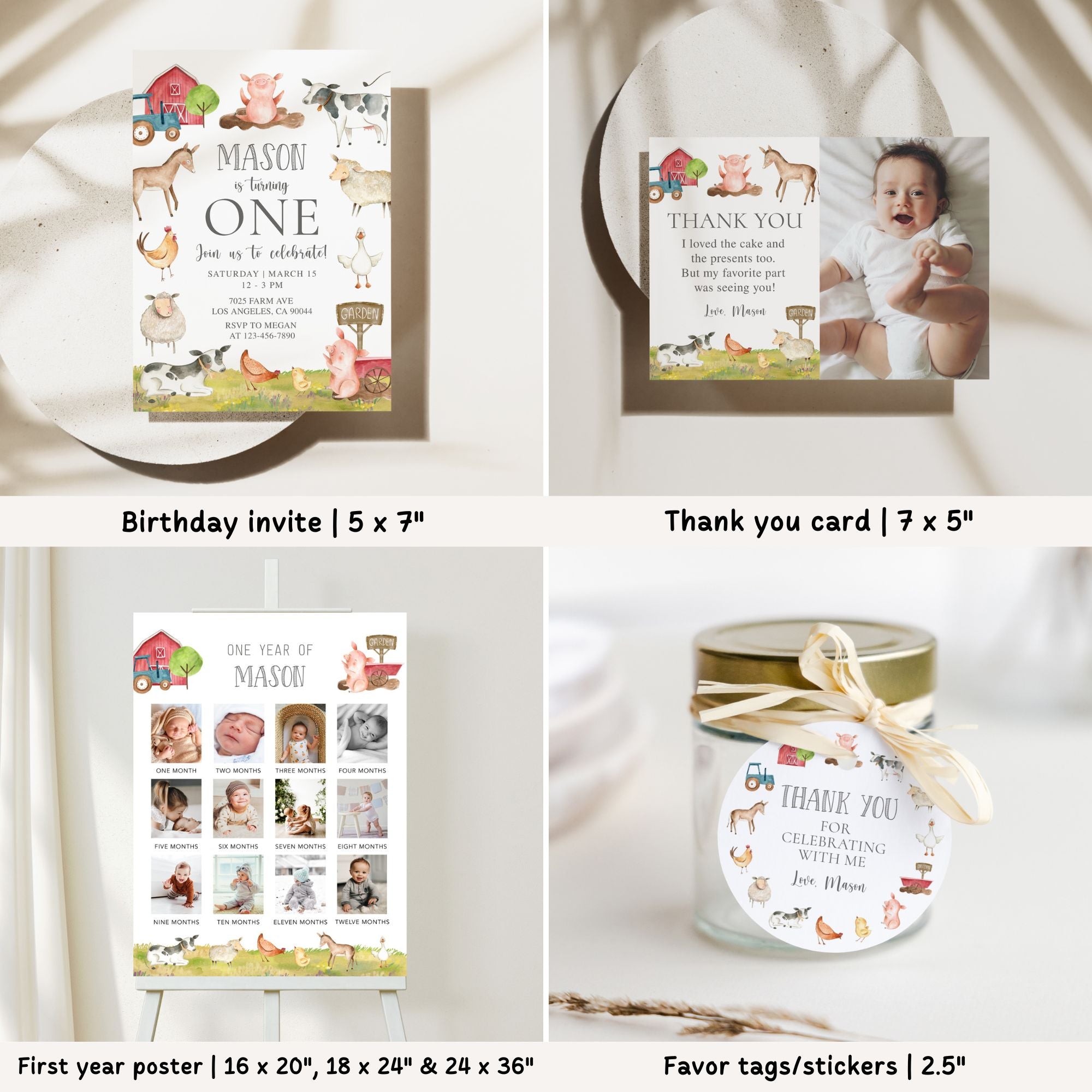 Farm 1st Birthday Bundle