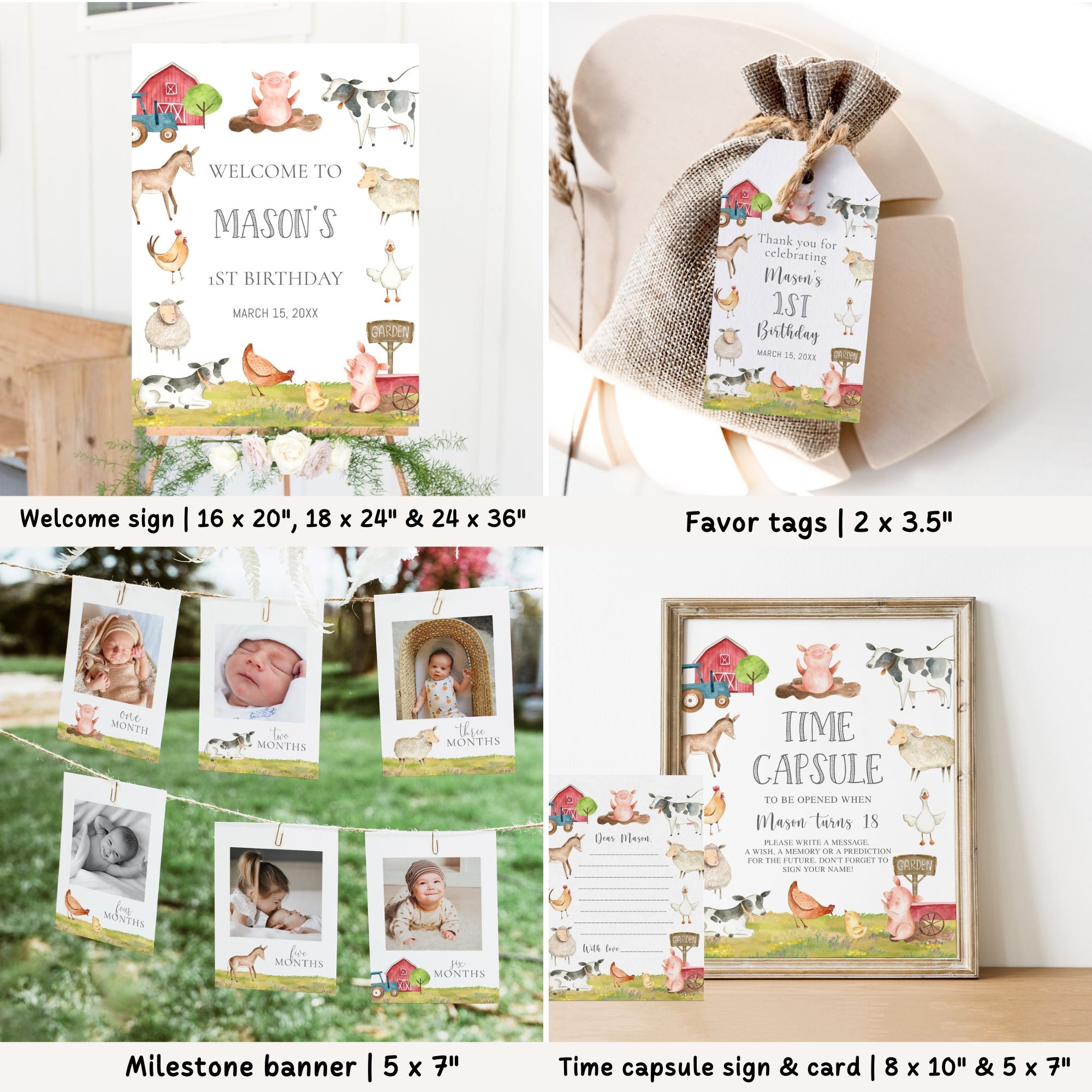 Farm 1st Birthday Bundle