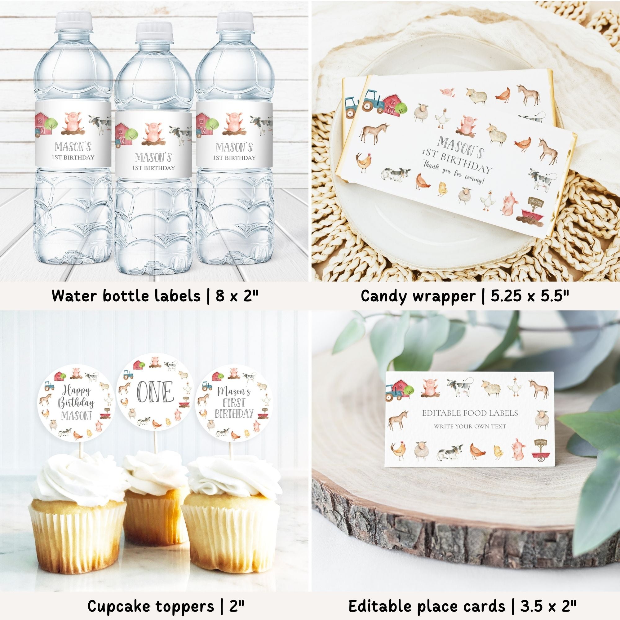 Farm 1st Birthday Bundle