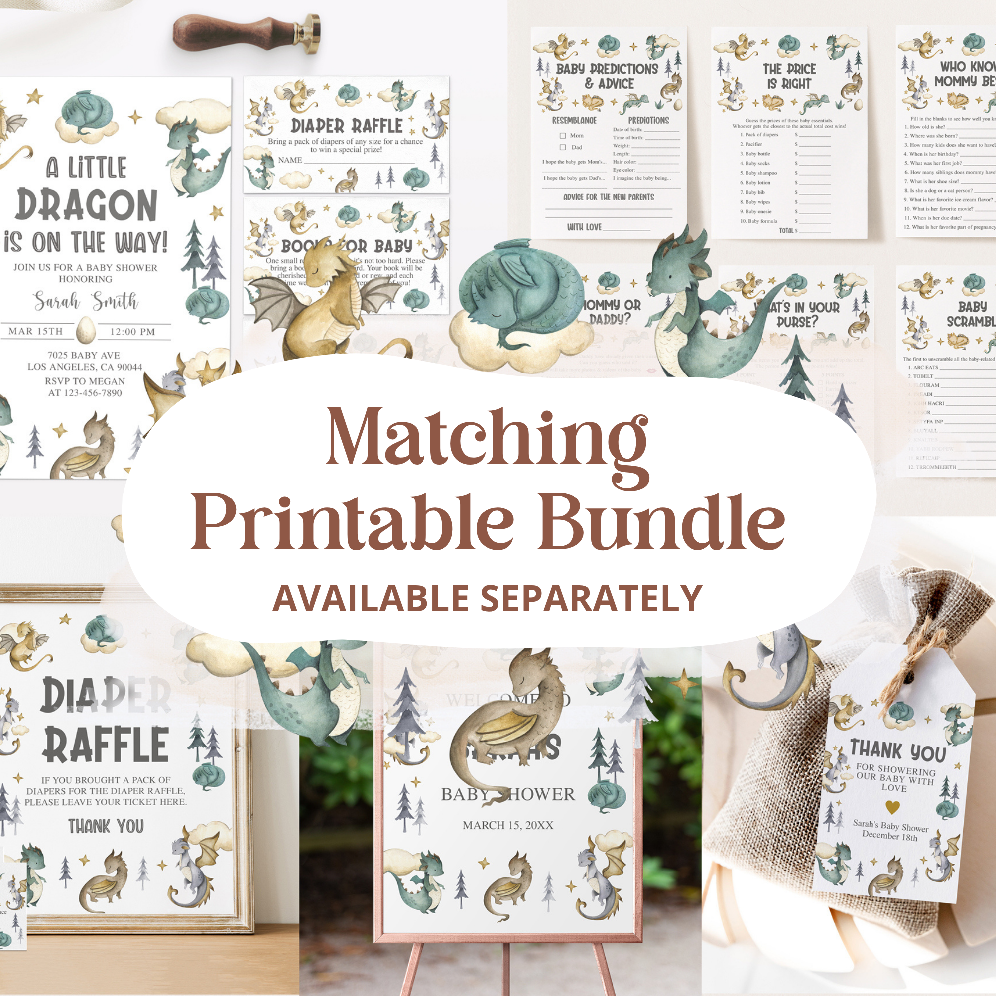 Dragon Baby Shower Invitation Website