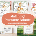 Load image into Gallery viewer, Safari Baby Shower Invitation Website
