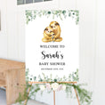 Load image into Gallery viewer, Sloth Family Baby Shower Welcome Sign
