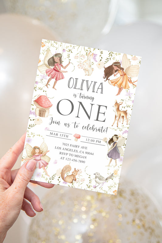 Fairy Birthday Invite