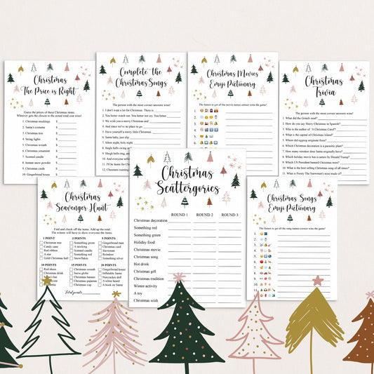 12 Christmas Trees Holiday Games