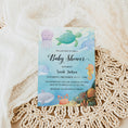 Load image into Gallery viewer, Under the Sea Baby Shower Invite
