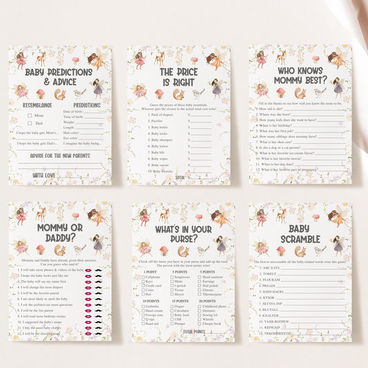 14 Fairy Baby Shower Games