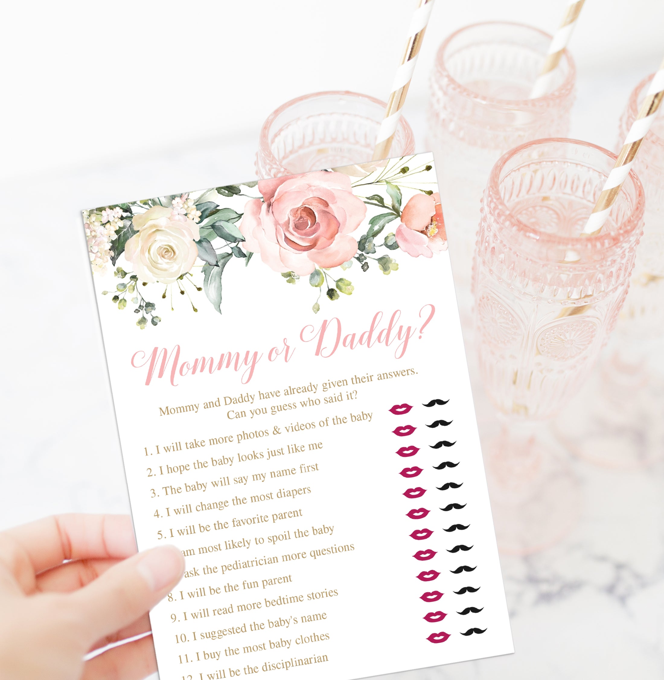 14 Floral Baby Shower Games