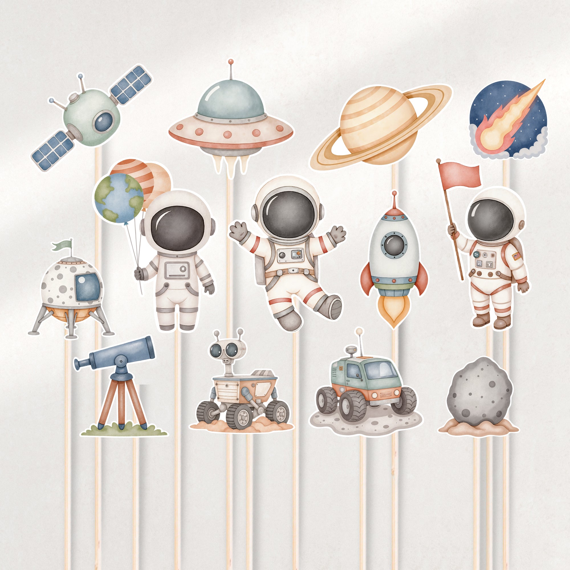 Astronaut Centerpieces