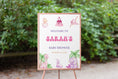 Load image into Gallery viewer, Girl Dinosaur Baby Shower Welcome Sign
