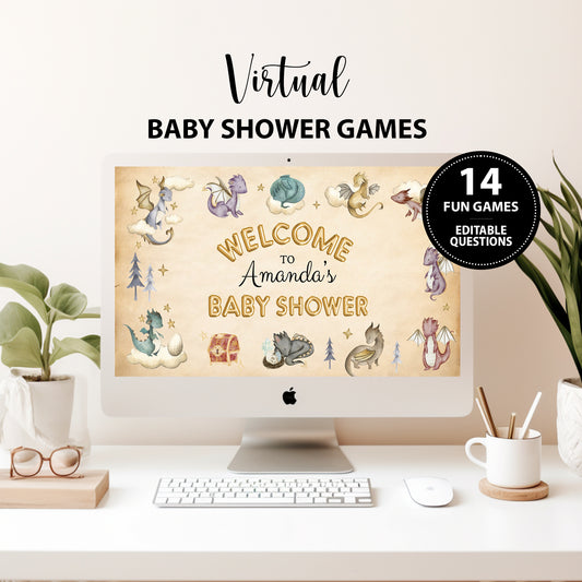 Dragon Virtual Baby Shower Games