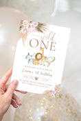 Load image into Gallery viewer, Boho Wild One Safari Birthday Invite
