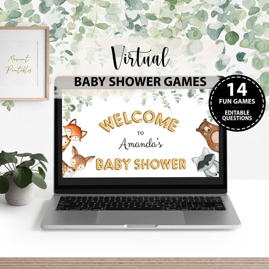 Woodland Baby Shower Games