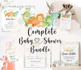 Load image into Gallery viewer, Complete Dinosaur Baby Shower Bundle
