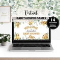 Load image into Gallery viewer, Sloth Virtual Baby Shower Games
