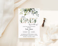 Load image into Gallery viewer, Greenery Baby Shower Invite
