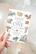 Load image into Gallery viewer, Fairytale Dragon Birthday Invite
