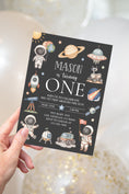 Load image into Gallery viewer, Astronaut Birthday Invite
