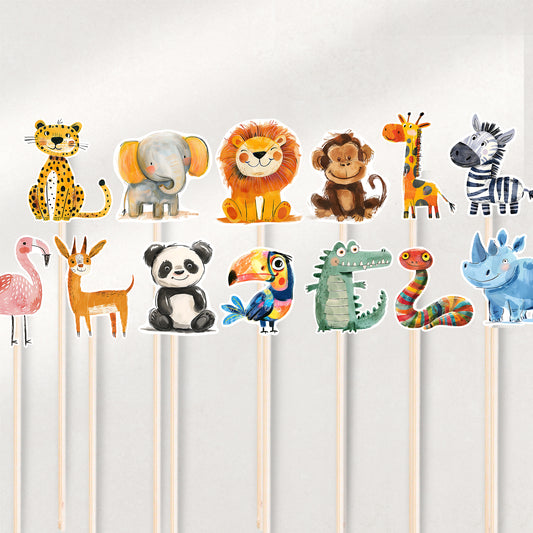 Colorful Animals Centerpieces