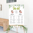 Load image into Gallery viewer, Twin Dinosaurs Baby Milestone Board

