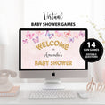 Load image into Gallery viewer, Butterfly Virtual Baby Shower Games
