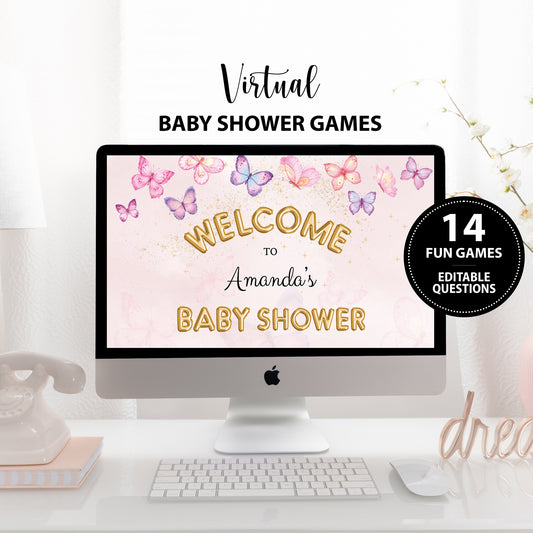 Butterfly Virtual Baby Shower Games