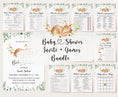 Load image into Gallery viewer, Deer Baby Shower Invite & Games
