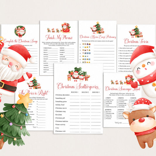 12 Cute Santa Christmas Games