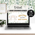 Load image into Gallery viewer, Twin Elephants Virtual Baby Shower Games
