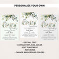 Load image into Gallery viewer, Greenery Baby Shower Invite
