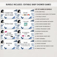 Load image into Gallery viewer, Whales Virtual Baby Shower Games
