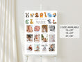 Load image into Gallery viewer, Colorful Animals First Year Poster
