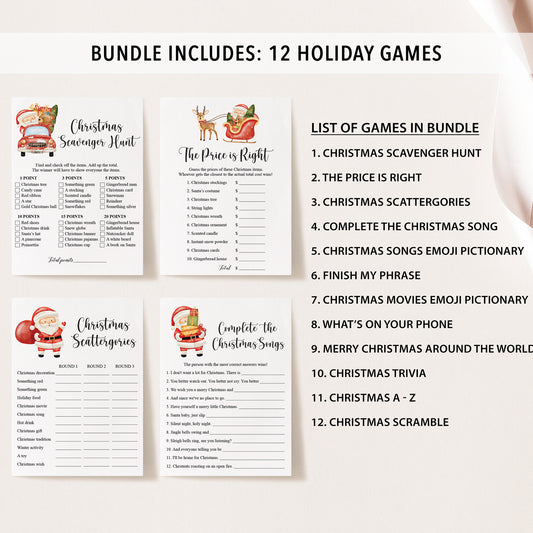 12 Santa Claus Games Bundle